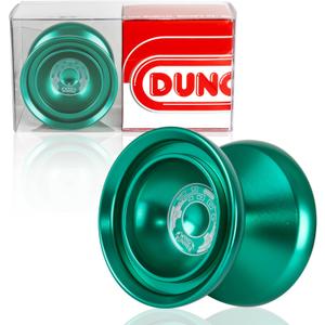 Duncan Toys Windrunner Yo-Yo [Green] - Unresponsive Pro Level Aluminum Yo-Yo with Double Rim, Concave Bearing, SG Sticker Response