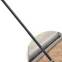 DIIG Sliding Door Security Bar17.7-50.5inch Adjustable Locking Window Safety Bar with Rubber Tips,Diameter 1inch Window Security Bar for Home Apartment Travel (Black)