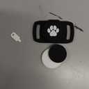 Smart Pet Tracker for Collar - Dog Trackers Pet Location Tracker with Holder, No Monthly Fee, Compatible with Apple Airtag Find My (iOS Only, Not for Android), Anti-Lost Device for Pets, Bag Straps (Black)