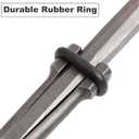 ABuff 3/4 Inch Heavy Duty Wedge and Feather Shims, 8 Pack Plug Shim and Wedge Concrete Rock Stone Splitter Hand Tools