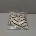 Zeagoo Women's Striped Long Sleeved V neck Shirt, Size M