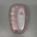 Momcozy Baby Nail File Electric, Gentle Baby Nail Trimmer Electric, Baby Nail Clipper with Night Light, 7 Grinding Head Replacement Pads, Pink