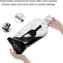 10 Set Wine Bags for Travel, Wine Bottle Travel Protector Bags, Wine Travel Bags for Wine Bottles Airplane, Wine Packaging Skins Sleeves for Air, Car and Cruise Travel, 7.1 x 7.1 x 16.5 inches
