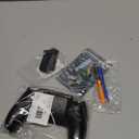 eXtremeRate Textured Black Non-Slip Custom Back Plate Bottom Shell Compatible with ps5 Controller, 3D Splashing Cover, Game Improvement Replacement Back Shell Cover Compatible with ps5 Controller