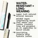 Pacifica Aquarian Gaze Mascara Abyss (Black) Water-Resistant Long Lash Mascara, Lengthening & Smudge-Proof, Vegan & Cruelty-Free