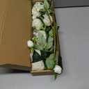 IPOPU White Peonies Artificial Flowers 8pcs Peony Silk Flowers Fake White Flowers for Wedding Centerpieces for Tables Centerpieces Bridal Shower Party Decorations