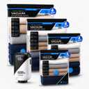 Travel Vacuum Bags with 60KPA Pump, 16 Pack Vacuum Seal Bags for Clothing, 16 Combo Travel Size