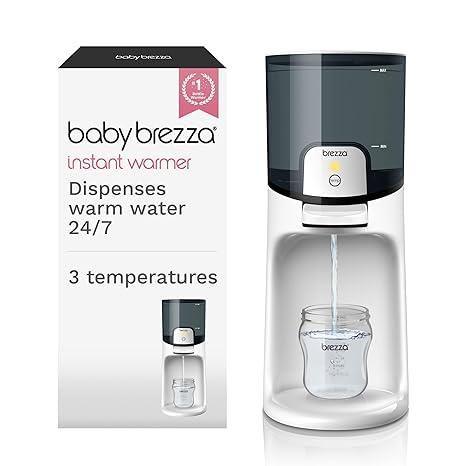 Baby Brezza Instant Baby Bottle Warmer  Fast Water Warmer Instantly Dispenses 24/7 in 3 Temperatures, White