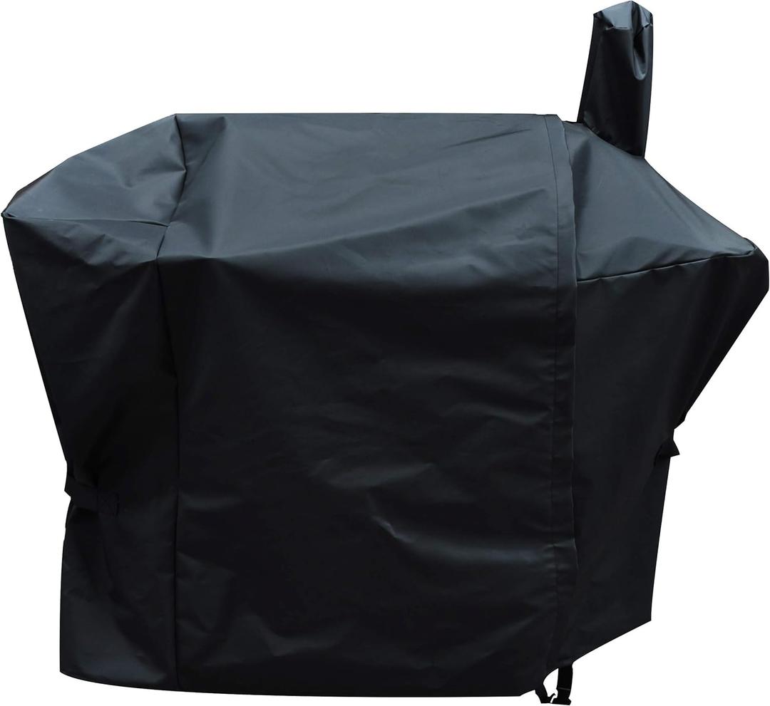Heavy-Duty Extension Grill Cover for Pit Boss 820D/820SC 820 Pro to Pit Boss Austin XL,1000SC,1100Pro, with The Side Tray (55"-62" x 24" x 50")
