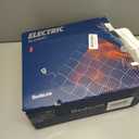 Bedsure Plaid Electric Blanket Twin - Flannel Sherpa Heated Blanket with Plaid Pattern, Heating with 6 Heating Levels, 10 Time Settings, 8-Hour Auto-Off, Warm Gifts for Grandma (Blue, 62"x84")