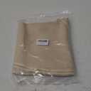 BYDOLL Table Cloth 60 Inch Round Tablecloth Fits Max50 Inch Diameter Table Top, Beige Polyester Washable Wrinkle-Free Spill proof Tablecloth for Party Patio Cover