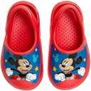 Josmo Boys Clog Water Slides Mickey Mouse Cars Paw Patrol Summer Sandal Kids Pool Shoes Backstrap Closed Toe Sport Athletic Character Slip On Clogs (Size 5-6 Toddler/Little Kid)