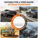 Youxmoto Mirror Glass Left Driver Side Fit For Jeep Grand Cherokee 2011 2012 2013 2014 2015 2016 2017 2018 Heated Side Mirror, w/Backing Holder, fit 68092051AB