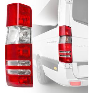 Replacement Driver Side Tail Light Without Circuit for 2007-2018 Mercedes Sprinter Van and 2007-2009 Freightliner Sprinter Van, Taillights, Left Rear Brake Lamp w/o Bulbs