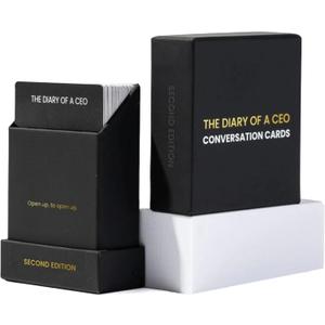 The Diary Of A CEO Conversation Cards by Steven Bartlett - 2nd Edition - Couples Card Game, Deep Question for Intimacy and Reconnection - Conversation Starters, Relationship & Date Night Cards
