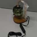 Candle Warmer Lamp - Dimmable Candle Lamp with Timer, Flower Wax Warmer Lamp for Jar Candles, Adjustable Height Wax Melter for Women Gift Home Decor, Farmhouse (Green)