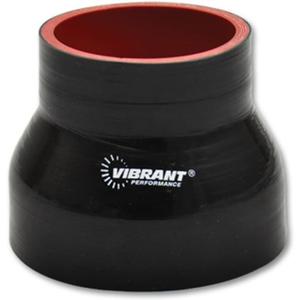Vibrant Performance 2776 Black 4 Ply Reducer Coupling, 3-1/2" x 4"