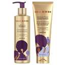 Pantene Shampoo and Sulfate Free Conditioner Kit, with Argan Oil, Pro-V Gold Series, for Natural and Curly Textured Hair, 16.9 fl oz, Kit