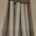 CYEAH 20 Pcs Mailing Tubes with Caps, 1.5x12-Inch Kraft Paper Poster Tube for Shipping, Packing, Bulk Round Packaging, Cardboard Mailers, Art Prints, Maps, Blueprint