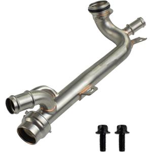 FUXINTUM upgrade aluminium Thermostat Coolant Pipe Compatible with Mercedes-Benz C300 2019-2022/E350 2022-2023/GLC300 2020-2023/GLE350 2020-2022