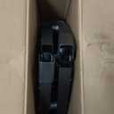 KENSONE 40"/48" Foldable Mini Trampoline, Indoor Trampoline for Kids, Adults Indoor/Garden Workout, Fitness Rebounder with Adjustable Foam Handle, Max Load 330/450 lbs (Black)