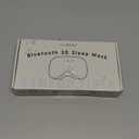 Sleep Mask with Headphones Bluetooth 5.4, LC-dolida Wireless Music Eye Mask for Sleeping Headphones with Soft Bamboo Cotton Cooling Breathable,Ultra-Thin Stereo Speaker for Side Sleepers (Black)