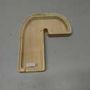 WOOD CITY Letter Piggy Bank for Adults Boys Girls Kids, Wooden 9 inch Large Personalized Bills and Coins Bank Money Box, Customized Name DIY Creative Gift for Real-Money, Alphabet Decorations (J)