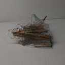 VINGLI 3ft Wrought Iron Christmas Tree w/80 Branch Tips, 3-Tier Metal Display Stand for Gifts, Box, Ornament Display Tree Suit for Holiday, Party, Home Decor, Indoor & Outdoor Decor Hanger, Gold