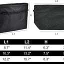 Vercord Handbag Purse Tote Pocketbook Organizer Insert Zipper Closure 11 Pockets 3 Sizes Many Colors