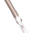 Conair Double Ceramic 1-Inch Curling Iron, 1-Inch Barrel Creates Classic Curls, Hair Curler for Use on Short, Medium, and Long Hair, White (White/Rose Gold)