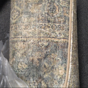 Vintage Area Rug 3x5 Brown Entryway Office Washable Carpet Non Slip Bedroom Indoor Living Room Door Mat Low Pile Traditional Distressed Retro Accent Rug for Dining Room Bathroom Kitchen