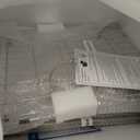 Kichae 24 Granite Composite Sink - 24"x18" Granite Laundry Utility Sink Undermount White Quartz 12" Deep Under Counter Single Bowl Sink Basin