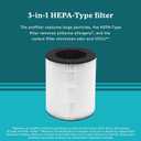 Homedics TotalClean 3-in-1 HEPA-Type Air Purifier Filter Replacement, Works with Homedics AP-T20, AP-T20WT and AP-T22 Air Purifiers, Captures Microscopic Airborne Particles