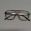 FEISEDY Blue Light Blocking Glasses Fake Nerd Clear Square Computer Lightweight Pilot Glasses Frame Oversized B2866