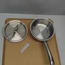 Made In Cookware - 2 Quart Stainless Steel Saucier Pan - 5 Ply Stainless Clad - Professional Cookware - Crafted in Italy - Induction Compatible