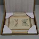 5x7 Picture Frame Retro White Gold Line Vintage Picture Frames Antique Photo Frame Wall Hang Desktop Decor Display Mothers Day Birthday Gifts for Mom Grandma Women