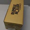 RumbleRoller - Extra Firm Textured Muscle Foam Roller Manipulates Soft Tissue Like A Massage Therapist (Black, Compact)