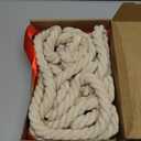 NEBURORA 20FT Tug of War Rope for Adults Outdoor Games Field Day Family Reunion Summer Outside Yard Backyard Lawn Camping Picnic Carnival Party Games Beige