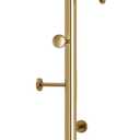 Metal Coat Rack Stand, Solid 304 Stainless Steel Coat Rack Freestanding, Pure Natural Marble Base, 8 Hooks Floor Hanger, Used In Bedroom Living Room Office To Hang Clothes, Hats, Bags