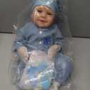 CHAREX Realistic Reborn Baby Boy - 18 Inch Lifelike Newborn Baby Doll with Soft Cloth Body, Handcrafted Weighted Real Life Baby Dolls with Accessories for Kids Age 3+