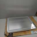 23"x18" Pink Vanity Mirror with Lights, Led Makeup Mirror, Lighted Makeup Mirror with 3 Color Dimmable Lights, Smart Touch Screen Control, Aluminum Metal Frame,USB Charging Port