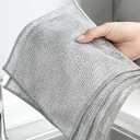 30pcs Non-Scratch Steel Wire Dishcloths, Reusable Multipurpose Wire Dishwashing Rags, Heavy Duty Stainless Steel Scrubber Cloths for Kitchen Cleaning, Dishes, Sinks, Non-Stick Pans and Cookware