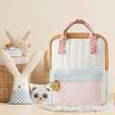 mini toddler backpacks for girls 2-4 - Cute Sunflower flower Hanging Colored small diaper bag and Preschool Bookbag