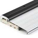 Blulu 36" Aluminum Exterior Door Threshold 5 5/8" Swing Threshold Silver Heavy Duty Aluminum Door Sill Pan for Weatherproof & Easy Install for Residential/Commercial Use (1 Pcs), 5 5/8" Wide x 36"