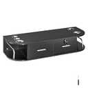 VEVOR Wall Mount Styling Station, Hair Barber Table with 5 Hair Dryer Holders, 2 Drawers(One Lockable), Beauty Salon Equipment for SPA, Barber Shop, Home & Bathroom, Black