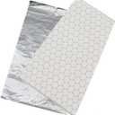 150 sheets Insulation Sandwich Wrapping Paper Aluminum Foil Sheets - 10 3/4" x14" - Aluminum Foil Sandwich Wrap Sheets For Sandwich Wraps, Burritos and BBQ