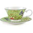 Aynsley Cottage Garden Windsor Fine Bone China Tea Cup 7.4oz Green