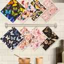 8 Pack Reusable Kitchen Swedish Dishcloths for Washing Dishes Cloths Absorbent Fast Drying Cleaning Sponge Cute Decorate Washable Swedish Towels, Butterfly