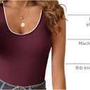 Imily Bela Womens Rib Knitted Tank Tops Crew Neck Summer Tops Sleeveless Going Out Camis Casual Loose Fit 2025