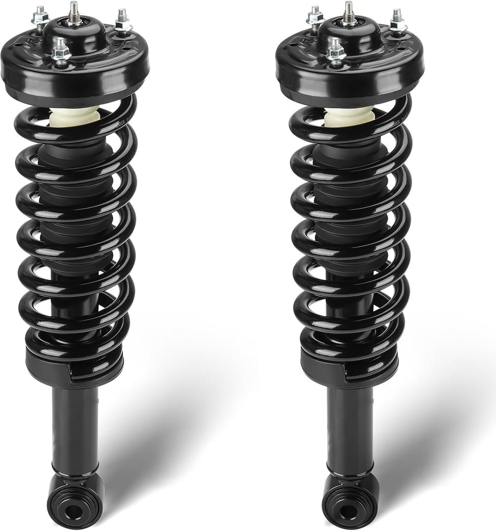 Front Complete Struts Assembly w/Coil Spring Shock Absorber Compatible with Ford F-150 4WD Models Only 2009-2013, Replace for 171141, 2Pcs